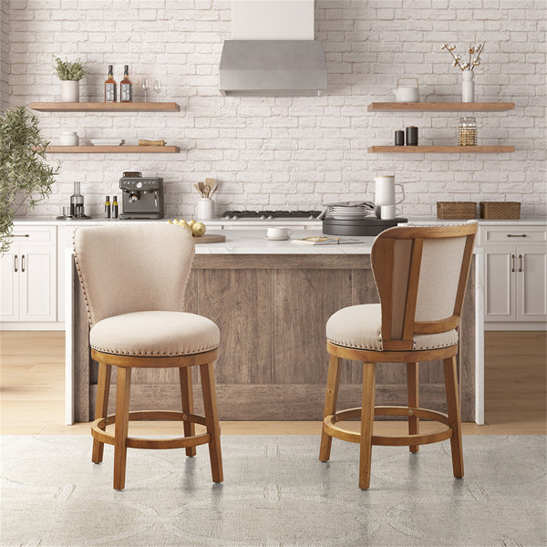 Wildon Home® Swivel counter stools,counter stool,barstools Wayfair